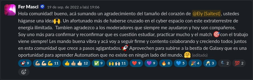 Testimonio de estudiante UPEX